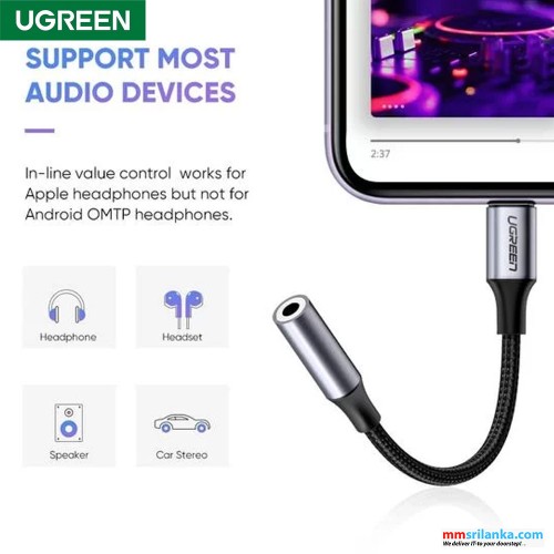 Ugreen Lightning to 3.5mm Headphone Adapter